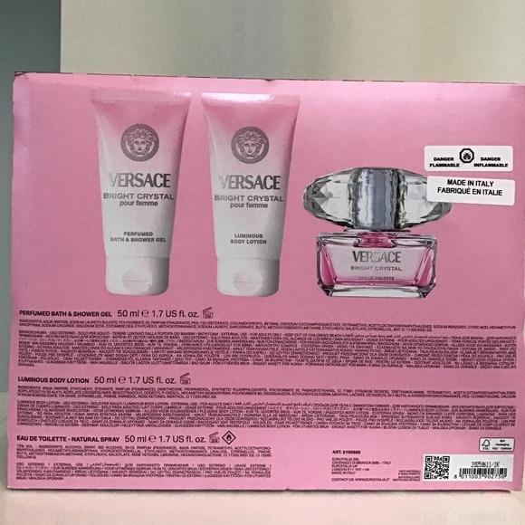 VERSACE Bright Crystal pour femme 3pcs fragrance set - Picture 3 of 9